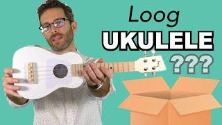 Loog Ukulele Review and Unboxing + using a strap