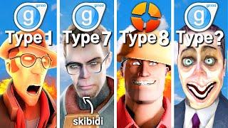 30 More Types of Garrys Mod Players