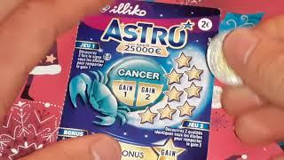 Tickets de grattage Astro mise totale 24€ Illiko FDJ  