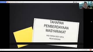 Materi 14 Tahapan Pemberdayaan Masyarakat