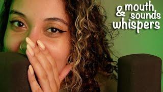 *EAR TO EAR* MOUTH SOUNDS & Whispers sleepy & intense  ASMR #sleepaid