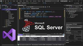 Connect to SQL Server Using Visual Studio 2022 and Run SQL Queries Create Read Update Delete