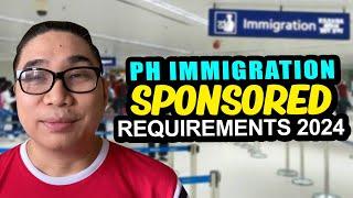 Philippine Immigration Requirements 2024  Sponsored Filipino Travelling Abroad