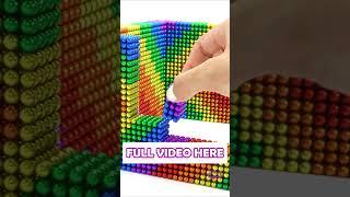 Magnet Challenge How to Build a Villa and Swimming Pool with a Beautiful Slide from Magnetic Balls