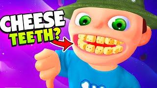 I Gave a Human CHEESE For TEETH? - VR Dentist Sim