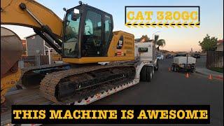 Running a CAT 320 GC Excavator