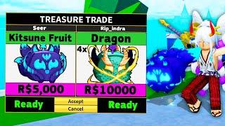 Trading PERMANENT Mythical Fruits for 1000 Hours Blox Fruits