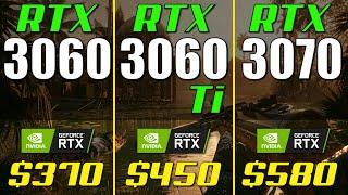 RTX 3060 vs. RTX 3060 Ti vs. RTX 3070 - Gaming Test