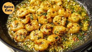 BUTTER GARLIC SHRIMP  BUTTER GARLIC PRAWNS RECIPE  SHRIMP IN BUTTER GARLIC SAUCE