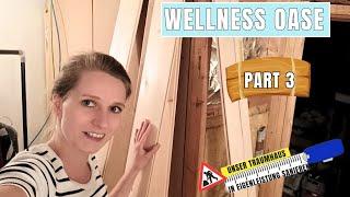 Making of Wellness Oase ‍️ Teil 3  Sauna verkleiden mit Holz  DIY 