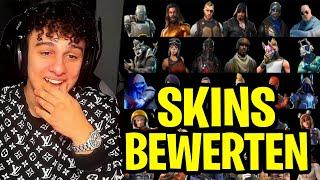 ich BEWERTE alle SKINS in Fortnite SEASON 1-13