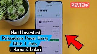 HASIL INVESTASI REKSADANA BIBIT 1 Juta selama 3 Bulan