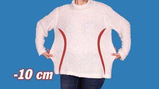 A simple way to shrink a big sweater to fit you perfectly in 5 minutes