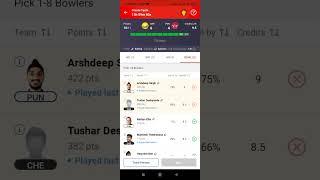 Chennai vs Punjab Dream11 Team CHE vs PBKS Dream11 Prediction CSK vsPBKS Dream11 Team of Today Match