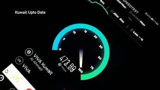 5G Speed Test of Viva Kuwait in HUAWEI Mate 20 X 5G