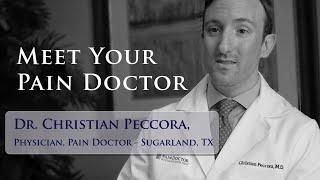 Meet Dr. Christian Peccora - The Top Pain Doctor in Sugarland Texas