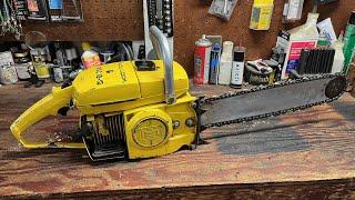 The Mighty McCulloch 10-10 -  Just Hit The Shop -  A Solid Vintage Chainsaw - Needs A New Chain