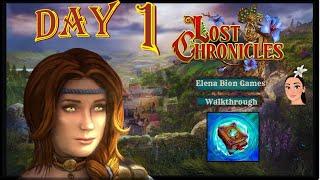 Lost Chronicles - Part 1  Day 1 Full Game Walkthrough @ElenaBionGames