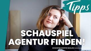 WIE FINDE ICH EINE SCHAUSPIELAGENTUR? – TIPPS & TRICKS einer AGENTUR – ALS SCHAUSPIELER BEWERBEN