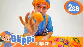 Blippi Oyun Hamurları ile Oynuyor - Şekiller ve Heceleme Öğren  Blippi Türkçe - Eğitici Videolar