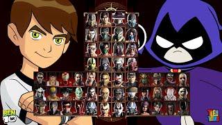 Mortal Kombat 9 - BEN 10 & RAVEN TEEN TITÃNS - Expert Tag Ladder - Gameplay @1080p - 60ᶠᵖˢ 