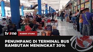 Terminal Bus Rambutan Telah Ramai Pemudik  Kabar Utama tvOne