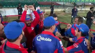 Karachi Kings winning Celebration