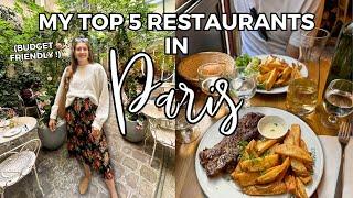 TOP 5 BUDGET FRIENDLY RESTAURANTS IN PARIS with pricing and dish recommendations