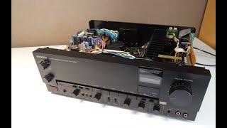 Kenwood KA-1100SD Stereo Integrated Amplifier 1984-85 - Look inside after repair