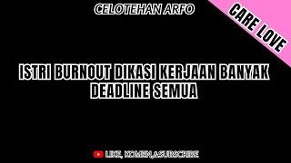 ISTRI BURNOUT DIKASI KERJAAN BANYAK DEADLINE SEMUAASMR HUSBAND ROLEPLAY