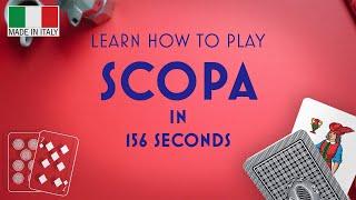 Play Scopa in 156 Seconds - Classic Italian Card Game