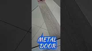 METAL DOOR WONT CLOSE - VINYL FLOORING PROBLEM  #vinylflooring #diy #howto #flooring #doors