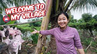 Village girl takes me to her farm in the province