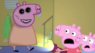 Scary Zombie Mommy Pig Visits Peppa Pig House - Horror Peppa Pig Animation