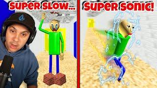 SUPER SLOW vs. SUPER SONIC Baldi  Baldis Basics