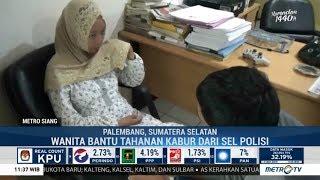 Istri Napi Bantu Puluhan Tahanan Polresta Palembang Kabur