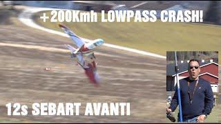 200+Kmh CRASH ON LOWPASS SEBART AVANTI 12s