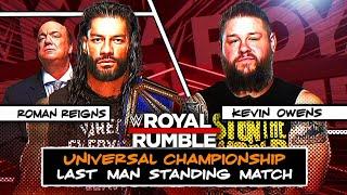 Roman Reigns vs. Kevin Owens - Official Match Card HD - WWE Royal Rumble 2021