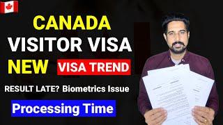 Canada Tourist visa  Canada Visitor Visa updates 2024  Canada visa processing time after biometric