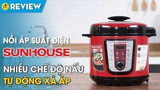 Nồi áp suất điện Sunhouse 6 lít tự động xả áp chế độ nấu đa năng SHD 1767 • Điện máy XANH