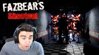 ITS ME VS AN ARMY OF FNAF ANIMATRONICS - Fazbears Shootout Level 1