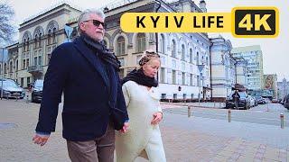 Insiders Look at Life in Kyiv. Ukraine Daily Update.  City Walk 4K HDR