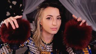 ASMR  Deep Ear Attention with Fluffy Covers and Close Whispering