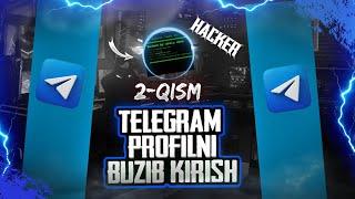 TELEGRAM PROFILNI BUZIB KIRISH  BOT ORQALI