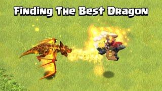 New Every Level Dragon Family VS Every Level Dragon Rider  Clash of Clans