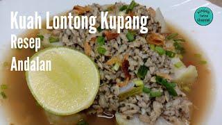 Resep Kuah Lontong Kupang