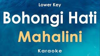 Bohongi Hati - Mahalini Karaoke Lower Key