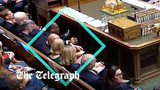 Moment Liz Truss and MPs find out about Queens health in Commons