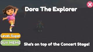 How to get DORA THE EXPLORER in FIND THE MEMES Roblox