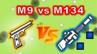 M9 vs M134  M9 Only Challenge  Surviv.io